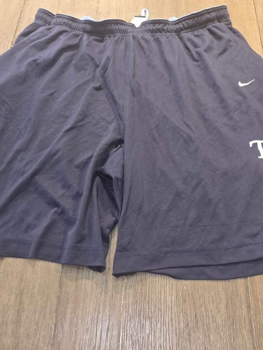 Tampabay Rays Sz. Large Mens BsBL Navy Athletic Shorts